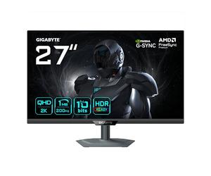GIGABYTE G27Q2 Monitor Gaming 27” 2K QHD - 2560 x 1440, 200Hz, 1ms, 350 CD/m², Compatible con G-Sync, FreeSync Premium, HDR10, HDMI 2.0, DisplayPort 1.4