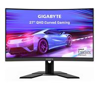 GIGABYTE G27QC Monitor Gaming Curvo 27" 165Hz 1440P, Pantalla 2560 x 1440 VA 1500R, Tiempo de Respuesta 1ms (MPRT), 92% DCI-P3, HDR Ready, FreeSync .