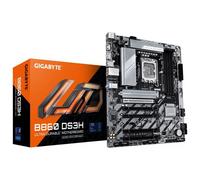 GIGABYTE B860 DS3H Placa Base - CPUs Intel Core Ultra, VRM de 8+1+2+2 Fases, hasta 9066MHz DDR5, 1xPCIe 5.0 + 1xPCIe 4.0 M.2, LAN 2,5 GbE, USB 3.2 Gen 2x2