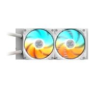 GIGABYTE - GAMING 240 ICE Refrigeración Líquida para CPU - 2x120mm Ventiladores ARGB, mecanismo de enclavamiento deslizante, DAI