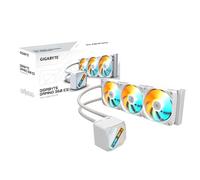 GIGABYTE Gaming 360 Ice Refrigeración Líquida para CPU - 3x120 mm Ventiladores ARGB, Mecanismo de Enclavamiento Deslizante, Daisy-Chain, Compatible con Intel LGA 1851 y AMD AM5