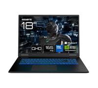 GIGABYTE Gaming A18 Pro Ordenador portátil - 18", 165Hz WQXGA, Intel Core 7 240H, RTX 5070 Ti, 32GB LPDDR5x 5600MHz, SSD Gen4 1TB, Windows 11 Home, 2 años de garantía, Gaming A18 Pro DXJG3FRBC4SH