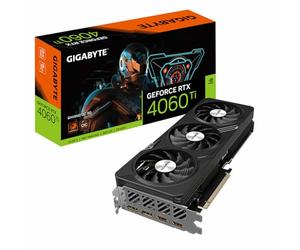 GIGABYTE GeForce RTX 4060 TI GAMING OC 8GB Targeta gráfica - 8GB GDDR6 18Gbps 128bit, PCI-E 4.0, 2x DisplayPort 1.4, 2x HDMI 2.1a, NVIDIA DLSS 3, Supports 4K, Ada Lovelace Arch, GV-N406TGAMING OC-8GD