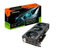 GIGABYTE GeForce RTX 4070 TI EAGLE OC 12GB Targeta gráfica - 12GB DDRX6 21Gbps 192bit, PCI-E 4.0, 3 x DisplayPort 1.4, HDMI 2.1a, NVIDIA DLSS 3, Supports 4K, Ada Lovelace Arch, GV-N407TEAGLE OC-12GD