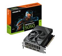 GIGABYTE GeForce RTX 5050 D6 8G Tarjeta Gráfica - 8GB GDDR6, 128bit, PCI-E 5.0, 2572MHz Frecuencia del núcleo, 2 x DP, 2 x HDMI, NVIDIA DLSS 4, GV-N5050D6-8GD