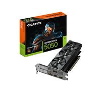 Gigabyte GeForce RTX 5050 OC Low Profile 8G Tarjeta Gráfica - 8GB GDDR6, 128bit, PCI-E 5.0, 2587MHz Frecuencia del núcleo, 2 x DP, 2 x HDMI, NVIDIA DLSS 4, GV-N5050OC-8GL