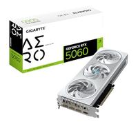 Gigabyte GeForce RTX 5060 Aero OC 8G Tarjeta Gráfica - 8GB GDDR7, 128bit, PCI-E 5.0, 2595 MHz Frecuencia del núcleo, 3 x DisplayPort, 1 x HDMI, GV-N5060AERO OC-8GD
