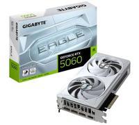 GIGABYTE GeForce RTX 5060 EAGLE OC ICE 8G Tarjeta Gráfica - 8GB GDDR7 128bit PCI-E 5.0 2550 MHz Frecuencia del núcleo 3 x DisplayPort 1 x HDMI G