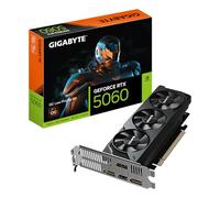 GIGABYTE GeForce RTX 5060 OC Low Profile 8G Tarjeta Gráfica - 8GB GDDR7, 128bit, PCI-E 5.0, 2512 MHz Frecuencia del núcleo, 3 x DisplayPort, 1 x HDMI, GV-N5060OC-8GL
