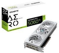 Gigabyte GeForce RTX 5060 Ti Aero OC 8G Tarjeta Gráfica - 8 GB GDDR7, 128 bits, PCI-E 5.0, 2647 MHz Frecuencia del núcleo, 3 x DisplayPort, 1 x HDMI, GV-N506TAERO OC-8GD