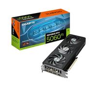 GIGABYTE GeForce RTX 5060 Ti Eagle MAX OC 16G Tarjeta Gráfica - 16GB GDDR7, 128bit, PCI-E 5.0, 2617MHz Frecuencia del núcleo, 3 x DP, 1 x HDMI, NVIDIA DLSS 4, GV-N506TEAGLEMAX OC-16GD