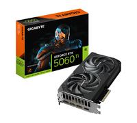 GIGABYTE GeForce RTX 5060 Ti WINDFORCE 16G Tarjeta Gráfica – 16 GB GDDR7, 128 bits, PCI-E 5.0, 2572 MHz Frecuencia del núcleo, 3 x DisplayPort, 1 x HDMI, GV-N506TWF2-16GD