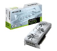 GIGABYTE GeForce RTX 5070 EAGLE OC ICE SFF 12G Tarjeta Gráfica - 12GB GDDR7, 192 bits, PCI-E 5.0, 2587 MHz Core Clock, 3 x DP 2.1a, 1 x HDMI 2.1b, NVIDIA DLSS 4, GV-N5070EAGLEOC ICE-12GD