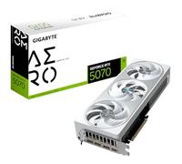 GIGABYTE GeForce RTX 5070 AERO OC 12G Tarjeta Gráfica - 12GB GDDR7, 192 bits, PCI-E 5.0, 2625 MHz Core Clock, 3 x DP 2.1a, 1 x HDMI 2.1b, NVIDIA DLSS 4, GV-N5070AERO OC-12GD