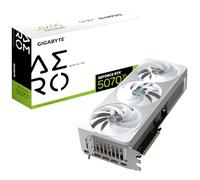GIGABYTE GeForce RTX 5070 Ti AERO OC 16G Tarjeta Gráfica - 16GB GDDR7, 256 bits, PCI-E 5.0, 2588 MHz Core Clock, 3 x DP 2.1a, 1 x HDMI 2.1b, NVIDIA DLSS 4, GV-N507TAERO OC-16GD