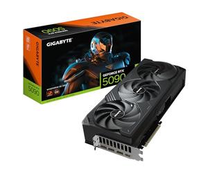 GIGABYTE GeForce RTX 5090 WINDFORCE OC 32G Tarjeta Gráfica - 32GB GDDR7, 512 bits, PCI-E 5.0, 2467MHz Frecuencia Base, 3 x DP 2.1a, 1 x HDMI 2.1b, NVIDIA DLSS 4, GV-N5090WF3OC-32GD