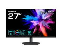 GIGABYTE GO27Q24A Monitor Gaming OLED 27” 2K QHD - 2560 x 1440, 240Hz, 0.03ms, 400 CD/m², FreeSync Premium, G-Sync Compatible, HDMI 2.1, DisplayPort 1.4