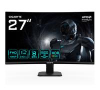 GIGABYTE GS27FC2 Monitor Gaming Curvo 27" FHD - 1920 x 1080, 240Hz, 1ms, 350 CD/m², HDR Ready, HDMI 2.0, Displayport 1.4