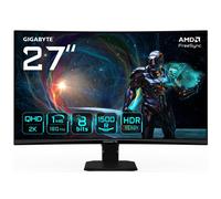 Gigabyte GS27QCA 27" Monitor Curvo para Gaming QHD - 2560 x 1440, 180Hz, 1ms, 250 CD/m², FreeSync, HDR Ready, HDMI 2.0, DisplayPort 1.4