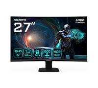 GIGABYTE GS27QCA 27" Monitor Curvo para Gaming QHD - 2560 x 1440, 180Hz, 1ms, 250 cd/m², FreeSync, HDR Ready, HDMI 2.0, DisplayPort 1.4