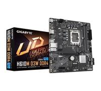 GIGABYTE H610M D3W DDR4 Placa base - Compatible con procesadores Intel Core de 14ª generación, VRM de 5+1+1 fases, hasta 3200 MHz DDR4, 1xPCIe 3.0 M.2, LAN 1 GbE, USB 3.2 Gen 1