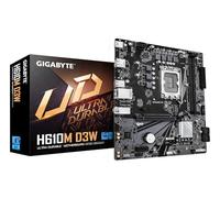 GIGABYTE H610M D3W Placa Base - Compatible con procesadores Intel Core de 14ª generación, VRM de 5+1+1 Fases, hasta 5600MHz DDR4, 1xPCIe 3.0 M.2, LAN 1GbE, USB 3.2 Gen 1