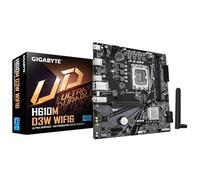 GIGABYTE H610M D3W WIFI6 Placa Base - Compatible con procesadores Intel Core de 14ª generación, VRM de 5+1+1 Fases, hasta 5600MHz DDR4, 1xPCIe 3.0 M.2, Wi-Fi 6, LAN 1GbE, USB 3.2 Gen 1