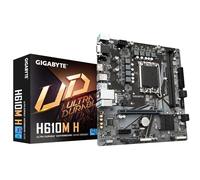 GIGABYTE H610M H Placa Base - Soporta CPUs Intel Core de 14ª generación, VRM Digital híbrido 6+1+1, hasta 5600MHz DDR4 (OC), 1xPCIe 3.0 M.2, LAN GbE, USB 3.2 Gen 1
