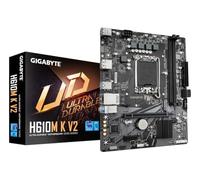 GIGABYTE H610M K V2 Placa Base - Procesadores Intel Core 14ª generación, hasta 5600 MHz DDR5, 1xPCIe 3.0 M.2, LAN 1GbE, USB 3.2 Gen 1