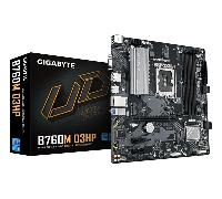 GIGABYTE Intel B760M D3HP Placa Base - Procesadores Intel Core de 14ª Generación, VRM de 4+1+1 fases, hasta 5600 MHz DDR5, 2xPCIe 4.0 M.2, LAN GbE, U
