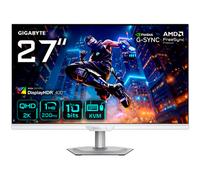 GIGABYTE M27Q2 QD Ice Monitor Gaming 27” QHD - 2560 x 1440, 200Hz, 1ms, 350 CD/m², FreeSync Premium, Display HDR400, HDMI 2.0, DisplayPort 1.4