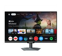 GIGABYTE M27QS Monitor Gaming 27" 68.6 cm QHD 2K 2560 x 1440, 180Hz, 1ms, 350 cd/m2, FreeSync, DisplayHDR 400, SS-IPS, Negro - con Google TV y pantalla inalámbrica