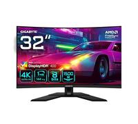 Gigabyte M32UC 31.5" Monitor de Juego Curvo 4K UHD - 3840 x 2160, 1500R, 144Hz, 1ms, 350 CD/m², FreeSync Premium Pro, DisplayHDR400, HDMI 2.1, Displayport 1.4