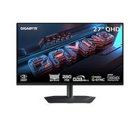 GIGABYTE - MO27Q2A - Monitor para Juegos QD-OLED de 27 Pulgadas - QHD 2560x1440-280Hz - GTG 0.03ms - AMD FreeSync Premium Pro, Compatible con G-Sync - KVM Type-C - HDMI, DP, Type-C - Altura e