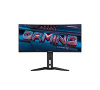 GIGABYTE Monitor de juegos curvo OLED WQHD MO34WQC2 de 34" - 3440 x 1440, 240Hz, 0.03ms, KVM, 250 cd/m², FreeSync Premium Pro, DisplayHDR True Black 400, HDMI 2.1, Displayport 1.4