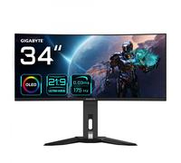 GIGABYTE MO34WQC 86,36cm 34 inch OLED gaming monitor 3440x1440 WQHD 250 cd/m2 175Hz 2xHDMI 2.1 1xDP 1.4 1xUSB C