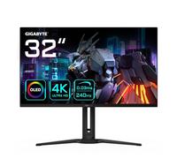 GIGABYTE Monitor de juegos OLED AORUS FO32U2 de 32” - 3840 x 2160 (UHD), 240Hz, 0.03ms, KVM, 250 cd/m², FreeSync Premium Pro, DisplayHDR True Black 400, HDMI 2.1