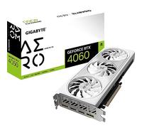 Gigabyte NVIDIA GeForce RTX 4060 AERO OC Targeta gráfica - 8GB GDDR6, 128-bit, PCI-E 4.0, 2550MHz Core Clock, 2x DP 1.4, 2x HDMI 2.1a, NVIDIA DLSS 3 - GV-N4060AERO OC-8GD