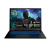 Gigabyte Ordenador portátil Gaming A18 de 18", 165 Hz, WQXGA, AMD Ryzen 7 260, RTX 5070, 32 GB DDR5 5600 MHz, 1 TB Gen4 SSD, Windows 11 Home, Dolby Atmos, Gaming A18 3WHK3DEC64SH