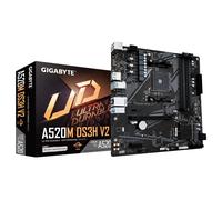 GIGABYTE Placa base A520M DS3H V2 - Soporta CPUs AMD Ryzen serie 5000 AM4