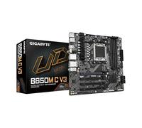 GIGABYTE Placa Base B650M C V3 (Rev. 1.0) AM5 LGA 1718 AMD B650 M-ATX con 5 años de garantía, DDR5, PCIe 4.0 M.2, PCIe 4.0, USB 3.2 Gen1 Type-C, LAN de 1GbE, Q-Flash Plus, EZ-Latch