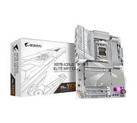 GIGABYTE X870 AORUS ELITE WIFI7 ICE Placa Base - Compatible con CPUs AMD Ryzen 9000, 16+2+2 fases VRM digital, hasta 8200MHz DDR5 (OC), 3xPCIe 5.0 + 1xPCIe 4.0, Wi-Fi 7, LAN 2.5GbE, USB 4