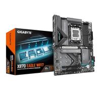GIGABYTE X870 EAGLE WIFI7 Placa Base - Compatible con CPUs AMD Ryzen 9000, 14+2+2 fases VRM, hasta 8000MHz DDR5 (OC), 1xPCIe 5.0 + 2xPCIe 4.0, Wi-Fi 7, LAN 2.5GbE, USB 4