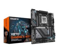 GIGABYTE X870 GAMING X WIFI7 Placa Base - Compatible con CPUs AMD Ryzen 9000, 16+2+2 fases VRM, hasta 8000MHz DDR5 (OC), 1xPCIe 5.0 + 2xPCIe 4.0, Wi-Fi 7, LAN 2.5GbE, USB 4