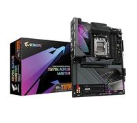 GIGABYTE X870E AORUS MASTER Placa Base - Compatible con CPUs AMD Ryzen 9000, 16+2+2 fases VRM digitales, hasta 8600MHz DDR5 (OC), 3xPCIe 5.0 + 1xPCIe 4.0, Wi-Fi 7, LAN 5GbE, USB 4
