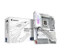 GIGABYTE Placa base Z890 AORUS PRO ICE - Compatible con CPUs Intel Core Ultra (Serie 2), VRM de 16+1+2 fases, hasta 9500MHz DDR5 (OC), 1xPCIe 5.0 + 4xPCIe 4.0, Wi-Fi 7, LAN 5GbE, Thunderbolt 4