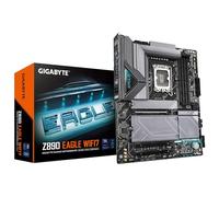 GIGABYTE Placa Base Z890 Eagle WIFI7 - Compatible con procesadores Intel Core Ultra (Serie 2), 14+1+2 Fases VRM, hasta 8800MHz DDR5 (OC), 1xPCIe 5.0 + 3xPCIe 4.0, Wi-Fi 7, LAN 2.5GbE, Thunderbolt 4