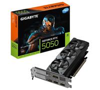 GIGABYTE GeForce RTX 5050 OC Low Profile 8G Tarjeta Gráfica - 8GB GDDR6, 128bit, PCI-E 5.0, 2587MHz Frecuencia del núcleo, 2 x DP, 2 x HDMI, NVIDIA DLSS 4, GV-N5050OC-8GL