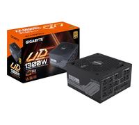 Gigabyte UD1300GM PG5 80 Plus Gold - Fuente de alimentación PCIe 5.0 Totalmente Modular de 1300 W, ATX 3.0, Conector GPU 12VHPWR, Cables Planos, 10 años de garantía