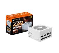 GIGABYTE UD850GM PG5W Fuente de Alimentación - PCIe 5.0, 80 PLUS Gold, Diseño totalmente modular, Ventilador de 120 mm, Compatible con ATX 3.0, Enchufe EU